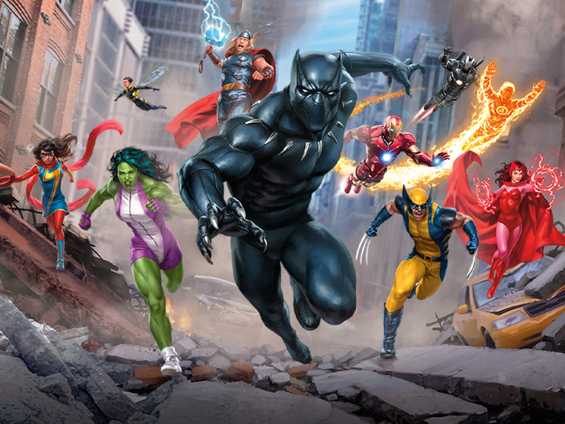 Commander Party Marvel Super Heroes